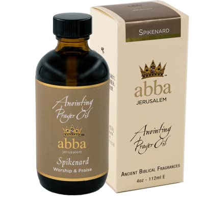 ABBA Oil Spikenard 4oz ANOINTING Prayer Oil in Gift Box - ABBA Jerusalem (4 oz)