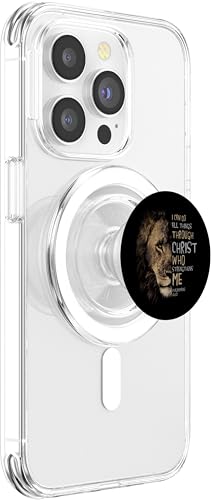 Christian I Can Do All Things Through Christ PopSockets PopGrip for MagSafe - style: Magnetic PopGrip