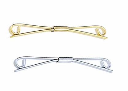 Tie Collar Bar Pin Set for Men Classic Collar Clip Set of 2 - style: Style 6