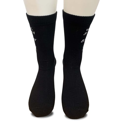 Christian Gifts - We Walk By Faith Not By Sight - Novelty Socks Gifts for Christian. - color: White
