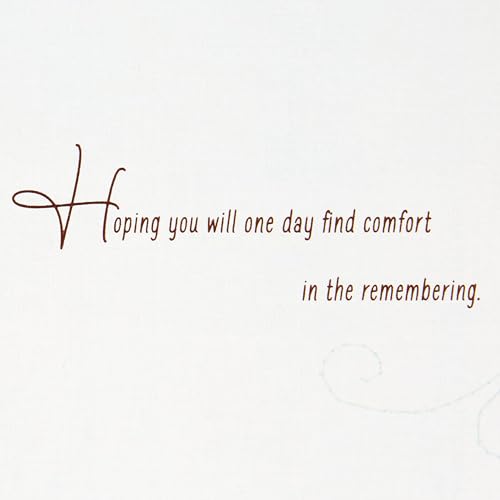 Hallmark Sympathy Card (Comfort In The Remembering) - color: Let There Be Memories