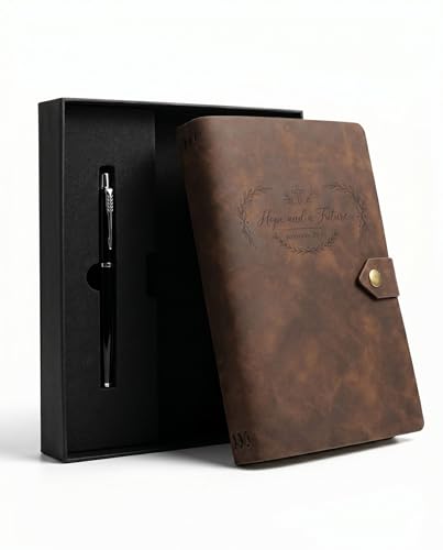 Leather Journal, Jeremiah 29:11 Cover, A5 - color: Jeremiah 29:11