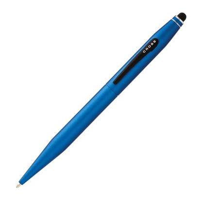 Cross Tech2 Metallic Blue Ballpoint Pen, Medium Point, Black Ink - color: Blue