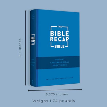 The Bible Recap 365-Day Chronological Study Bible: English Standard Version― ESV (One Year Reading Plan)