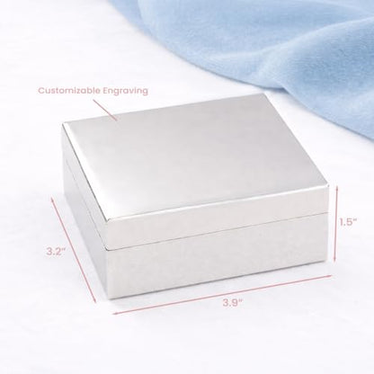 Cherished Moments Personalized Baptism Classic Rectangle Jewelry Box - color: Rectangle Baptism