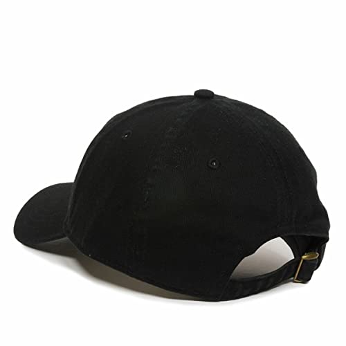 DSGN By DNA Say Mashallah Embroidered Hat Islamic Muslim Faith Inspired Cotton Baseball Cap Adjustable Dad Hat for Men&Women - color: Black