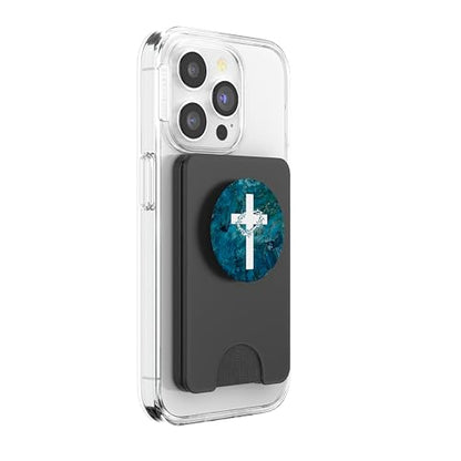 Cross - Jesus Christ PopSockets PopWallet for MagSafe - style: Magnetic PopWallet