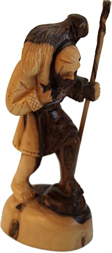 Holy Land Imports Olive Wood The Good Shepherd Statue