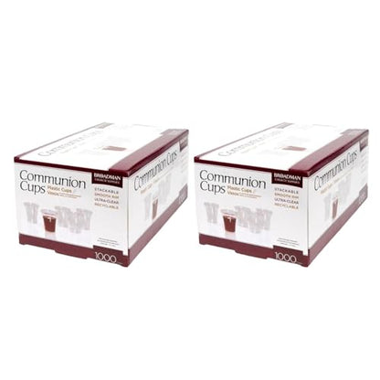 Broadman Plastic, Disposable, Recyclable Communion Cups, 2000 Count