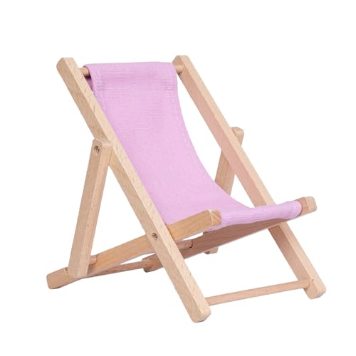 Foldable Wooden Cell Phone Stand, Phone Holder for Desk - color: Light Purple
