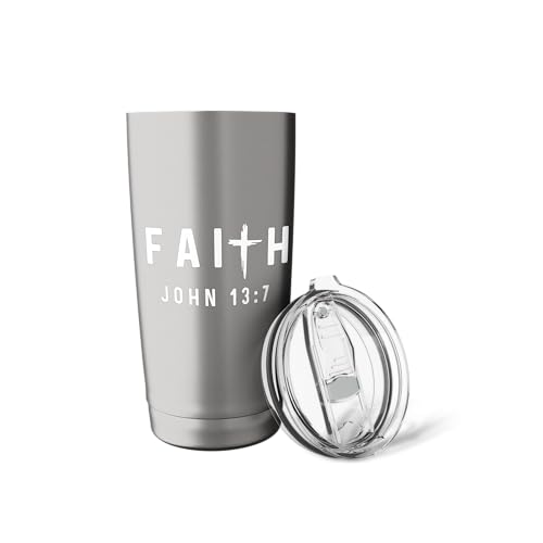 John 13:7 13 7 Faith God Jesus Christian Do Not Understand Stainless Steel Insulated Tumbler - color: Brushed Steel