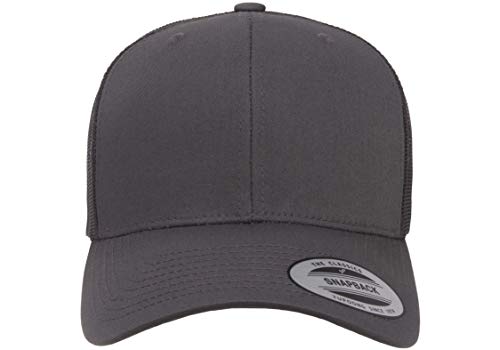 Yupoong Yp Classics Retro Trucker Cap - color: Charcoal, size: One Size, style: Single