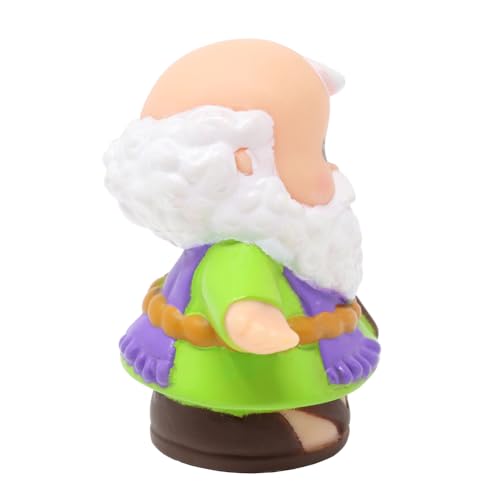 Little People Replacement Part for Fisher-Price Noah's Ark Playset B1266 - Includes Noah Dressed in Green Outfit - Dove on Shoulder