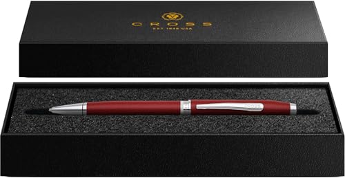 Cross Foundry Metallic Red with Chrome Appointments Ballpoint Pen - color: Red