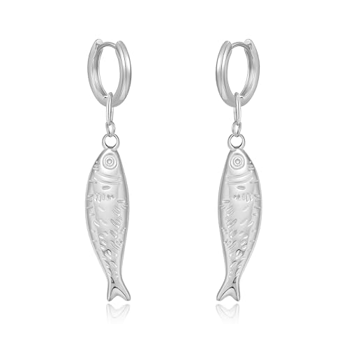 Gold Silver Hoop Earrings for Women - color: sliver