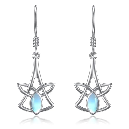 WINNICACA Celtic Earrings 925 Sterling Silver Celtic Knot Dangle Drop Earrings Irish Vintage Celtic Jewelry Gifts for Women Birthday Anniversary - style: Celtic - 02