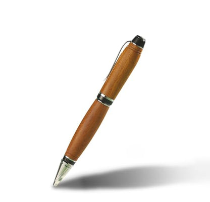 Hand Crafted Masonlin Series Ballpoint Luxury Pen, Rosewood With Black Titanium Fine Writing Instrument, Elegant Writing Pen With Gift Box - color: Natural