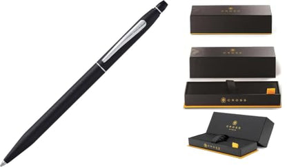 Cross Click Classic Black Selectip Ballpoint Pen,Black ink - color: Black