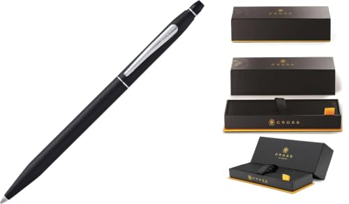 Cross Click Classic Black Selectip Ballpoint Pen,Black ink - color: Black