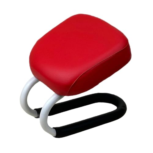 Colaxi Meditation Stool for Adults, Meditation Bench Kneeling Stool, Ergonomic Portable Chair with Anti Slip Cover, Adjustable Prayer Bench Seat for Home Studio Praying Yoga, Style A Red - color: Style a Red