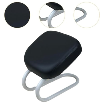 Colaxi Meditation Stool for Adults, Meditation Bench Kneeling Stool, Ergonomic Portable Chair with Anti Slip Cover, Adjustable Prayer Bench Seat for Home Studio Praying Yoga, Style D Black - color: Style D Black