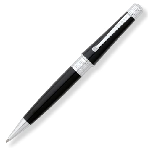 Cross Beverly Refillable Ballpoint Pen, Medium Ballpen, Includes Premium Gift Box - Black Lacquer - color: Black, style: Ballpoint Pen