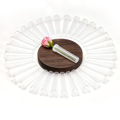 100 Pcs Clear Plastic Floral Water Tubes - 2.8 in Picks