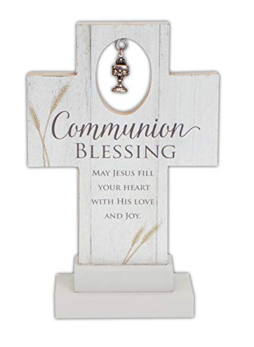 Cathedral Art (Abbey & CA Gift Standing Cross-Communion Blessing, One Size, Multi - style: Communion Blessing