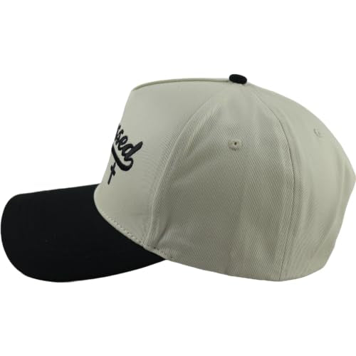 Blessed Hats for Men Women, Adjustable Embroidered Cotton Jesus Baseball Cap