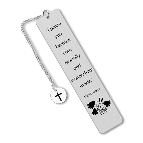 Inspirational Bible Verse Gifts Stainless Steel Book Markers Faith Based Gifts for Women Bookmark for Book Lover Christian Gift for Women Bookmark for Books Religious Gift for Men Catholic - color: Religious Gifts Bookmark - Style 8