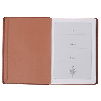 The Sword and Shield: A 40 Day Devotional for Men, Vegan Leather