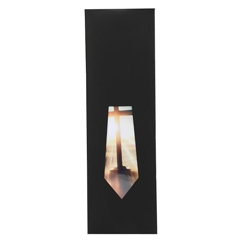 ASVP Shop Easter Mens Ties Jesus Resurrection Cross Necktie Tie Religious Neckties Christianity - style: Light of Faith