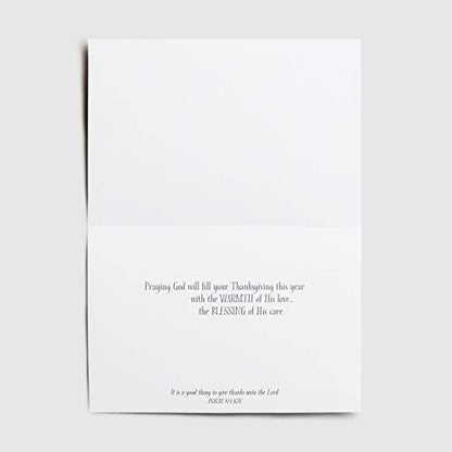 DaySpring - Thanksgiving Blessings – 8 Fall Design Assortment with Scripture – 24 Thanksgiving Boxed Cards & Envelopes (70927)