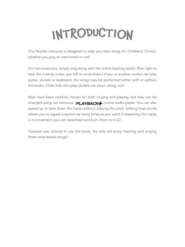 Fun Songs for Children's Church | 22 Christian Songs for Kids with Guitar Ukulele Piano Sheet Music | Worship Songbook for Sunday School and VBS | Melody Lyrics and Chords with Online Audio Tracks