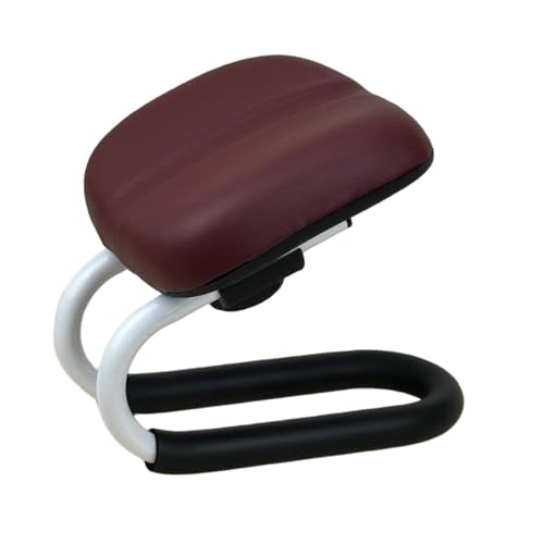 Colaxi Meditation Stool for Adults, Meditation Bench Kneeling Stool, Ergonomic Portable Chair with Anti Slip Cover, Adjustable Prayer Bench Seat for Home Studio Praying Yoga, Style B Deep Red - color: Style B Deep Red