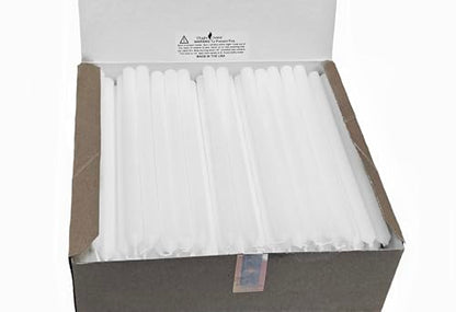 D'Light Online White Mechanical Candle Wax Refills - Small Diameter (Thin) Cartridge Candle Ideal for Church Services, Candlelight vigils and Ceremonies - (Mechanical Refills - Set of 144)