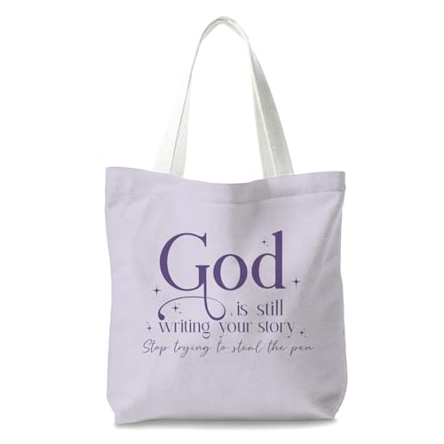 Bible Tote Bags Cute Christian Preppy Canvas Tote Bag Christian Gifts for Women Reusable Shopping Bags(Parent) - color: Bible-8