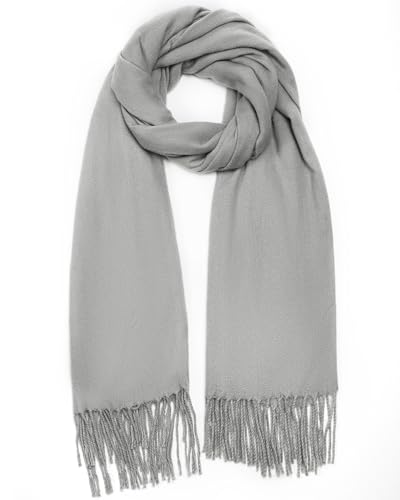 Winter Scarf for Women Scarves Shawls Wraps Accessories Blanket Scarf - color: Grey