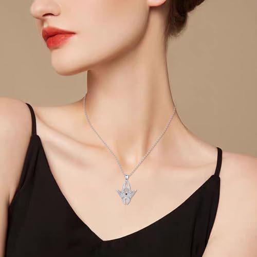 Seraphim Jewelry Set 925 Sterling Silver Guardian Angel Seraph Pendant Angel Wings Jewelry Christian Gifts for Women Men - color: Seraphim necklace
