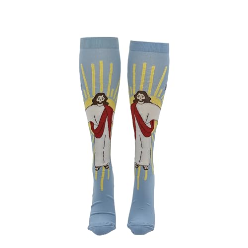Cute and Funny Compression Socks for Women and Men with Funny Sayings - color: Yall Need Jesus