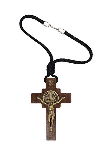 Intercession Car Rearview Mirror Rosary (St Benedict Crucifix) - style: St Benedict Crucifix