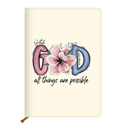 Christian Sayings Journal Notebook for Note Taking 200 Sheets (5.8 x 8.3) - color: Multi 1163