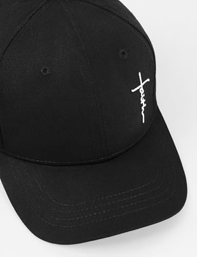 Christian Jesus Hats for Men & Women - Cross Logo Faith Baseball Caps - Ideal Religious Gifts for Thanksgiving and Christmas - color: Black