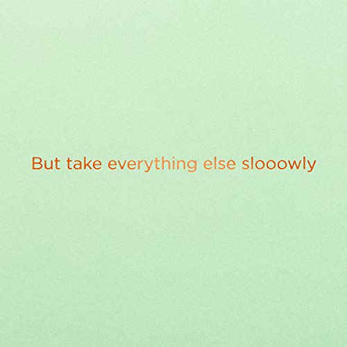 Papyrus Get Well Soon Card (Slowly) - color: Sloth