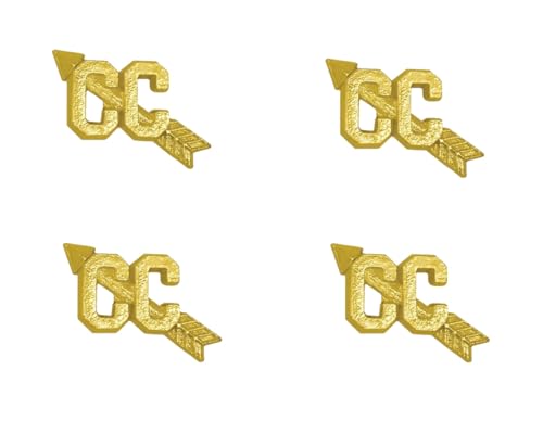 Sport Pins. Chenille Letter Pins. 4 Per order. School Sports Pin for Recognition and Achievement. - style: Cross Country