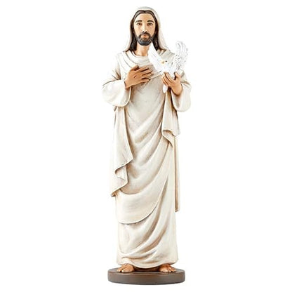 Avalon Gallery Catholic Saints Figurine - Toscana Collection Religious Statue, 8" H, Receive Holy Spirit - color: Receive Holy Spirit