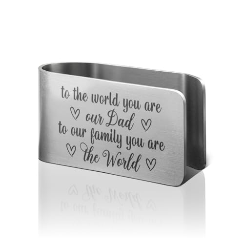 Dad Car Visor Clip, Car Visor Accessory for Dad Father Stepdad - color: Silver97