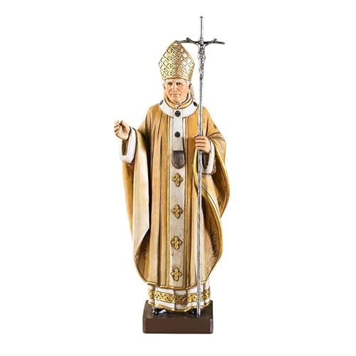 Avalon Gallery Catholic Saints Figurine - Toscana Collection Religious Statue, 9.25" H, Saint John Paul II - color: Saint John Paul II
