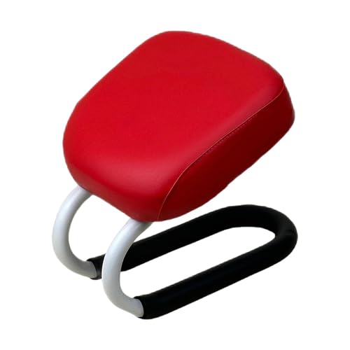 Colaxi Meditation Stool for Adults, Meditation Bench Kneeling Stool, Ergonomic Portable Chair with Anti Slip Cover, Adjustable Prayer Bench Seat for Home Studio Praying Yoga, Style A Red - color: Style a Red