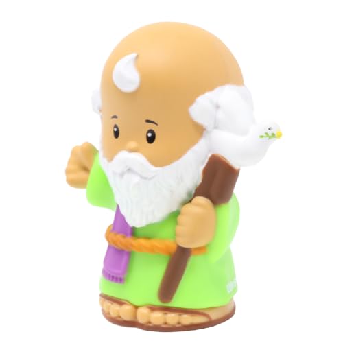Fisher-Price Replacement Part for Collectible Little People Noah's Ark Zoo Safari Jungle Animals Playset JLV11 - Replacement Noah Figure